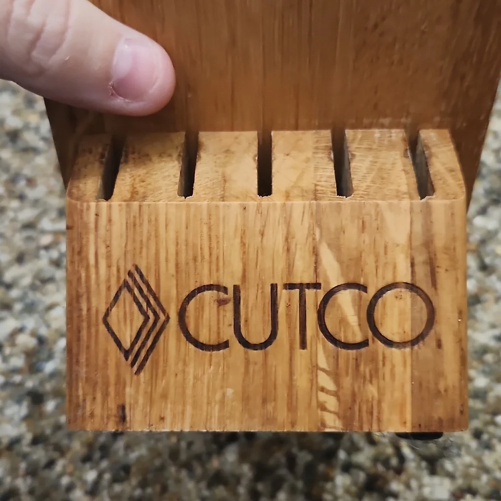 Cutco Wooden Knife Block